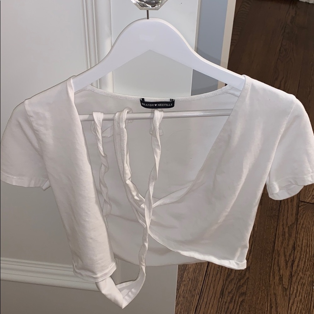 Brandy Melville wrap shirt